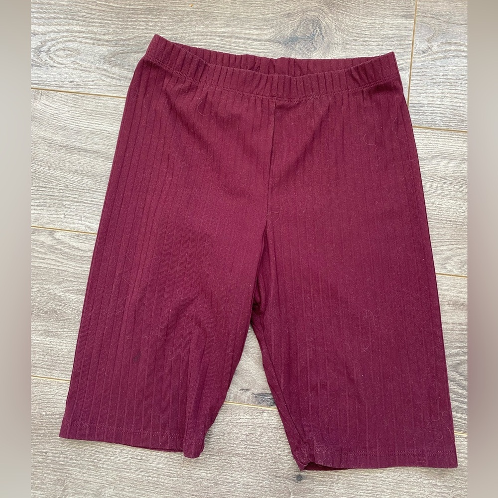 CLEAROUT purple loungewear biker shorts - super soft & stretchy. Light weight